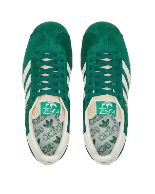 adidas Gazelle Dark Green & White for Men | Lyst
