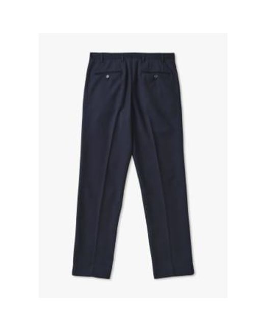 Skopes Blue S Madrid Superfine Twill Suit Trousers for men