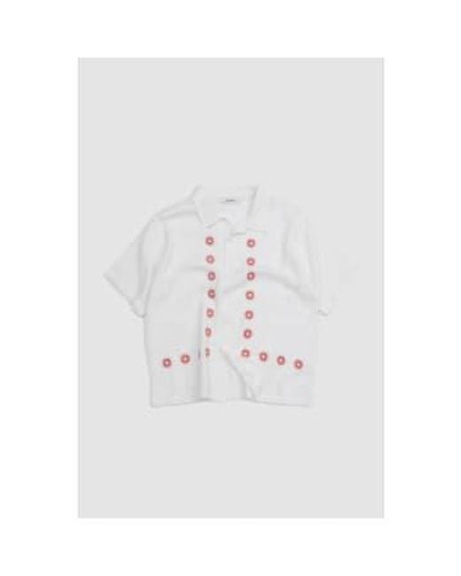 Chemise ensoleillée blanche / rouge GIMAGUAS pour homme en coloris White