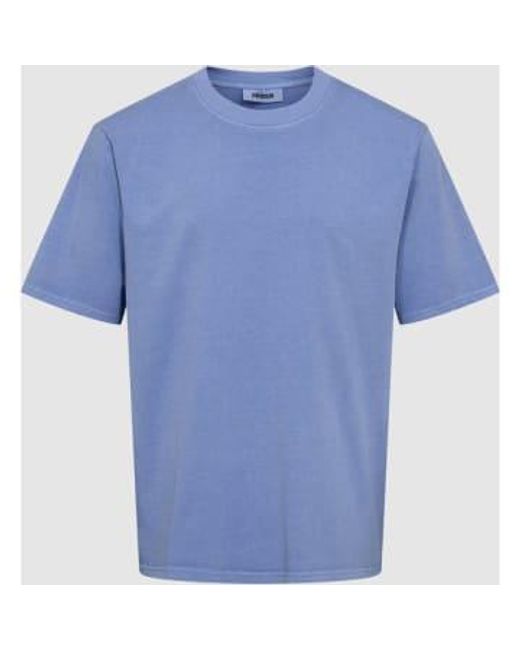 Minimum Lono Hydrangea Kurzarm-T-Shirt in Blue für Herren