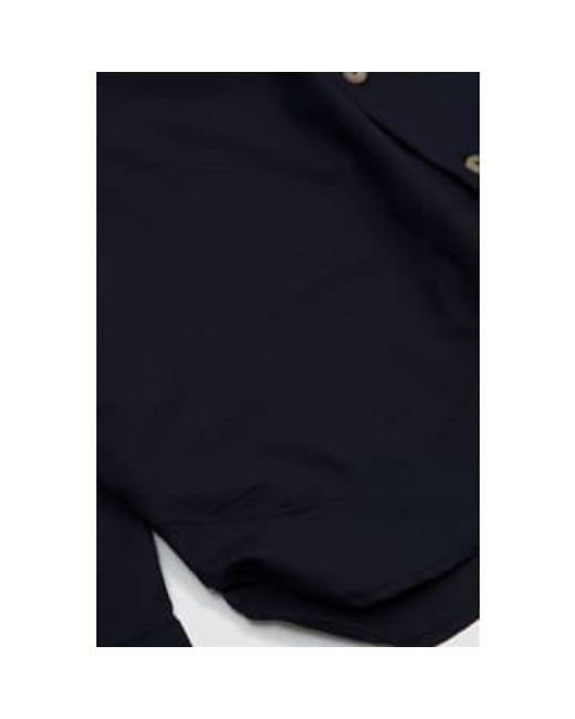 De Bonne Facture Blue Two Pocket Overshirt Navy 46 for men