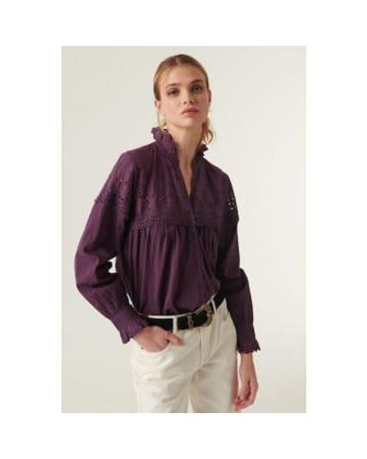Ba&sh Purple Violet Sarah Shirt 2 /