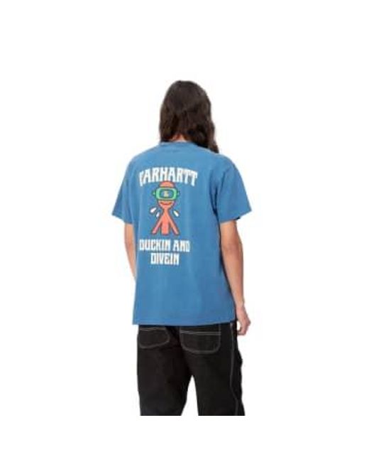 Carhartt Ss Duckin T-Shirt – Acapulco in Blue für Herren