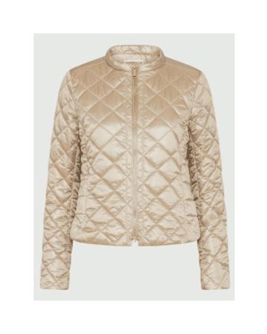 Tosca Short Padded Quilted Jacket 24134810142 Col 001 di Marella in Natural