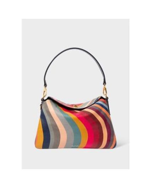 Paul Smith Swirl Leather Multicoloured Shoulder Bag W1a-7489-fswirl-90