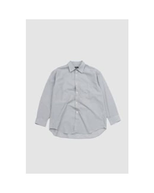 Arpenteur Gray Doris Shirt Mini Seersucker for men