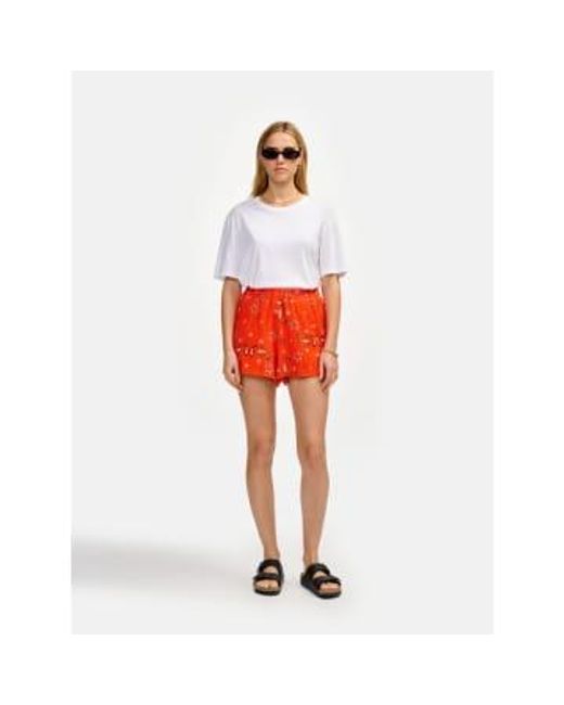 Bellerose Red Mikey Shorts 0