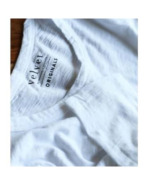 Velvet par graham et spencer botton shirt lizzie circular coldolline langarm Cashmere Fashion en coloris Gray