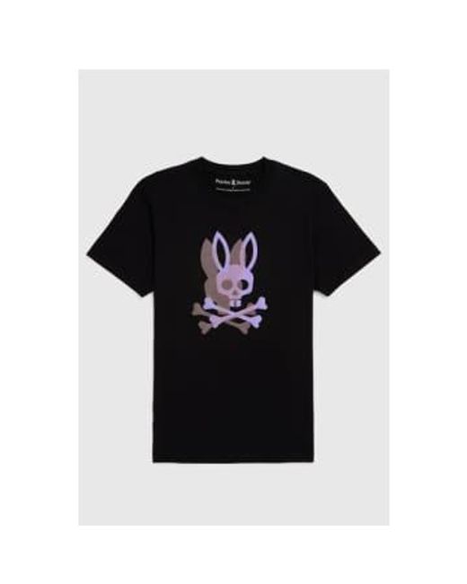 Psycho Bunny Black Chicago Hd Dotted Graphic T Shirt Xxl for men