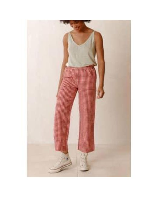Indi And Cold Danny Trousers di Indi & Cold in Red