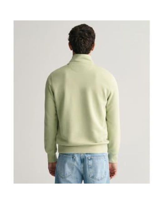 Sweat-shirt à mi-zip Gant pour homme en coloris Green