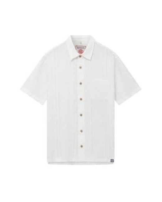 Komodo White Leo Shirt S for men