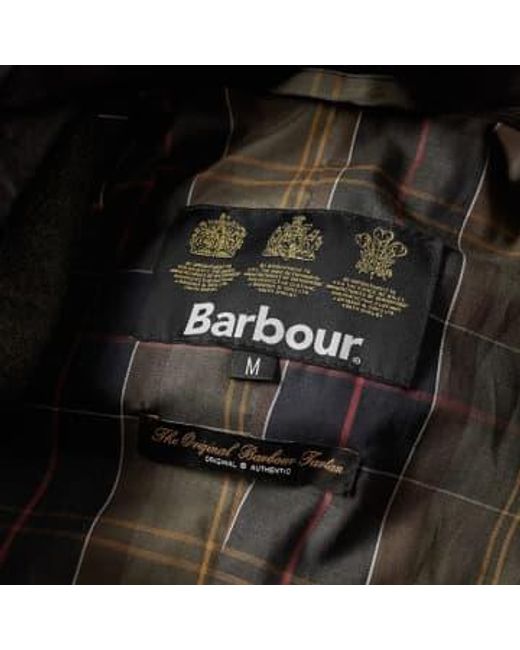 Beacon sports wax chaqueta oliva Barbour de hombre de color Black