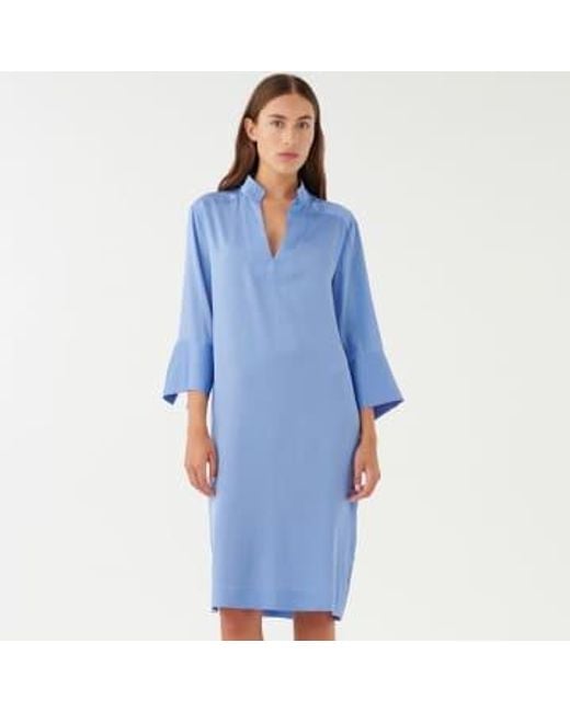Dea Kudibal Blue Sibel Dress With Wide Sleeve Xs / Air