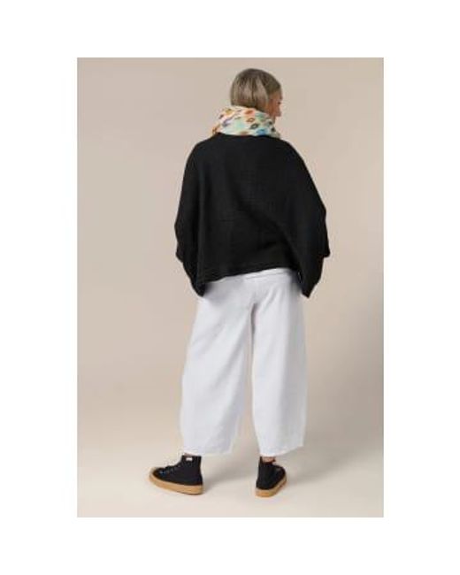Pantalon bulle en lin tordue en blanc Sahara en coloris White