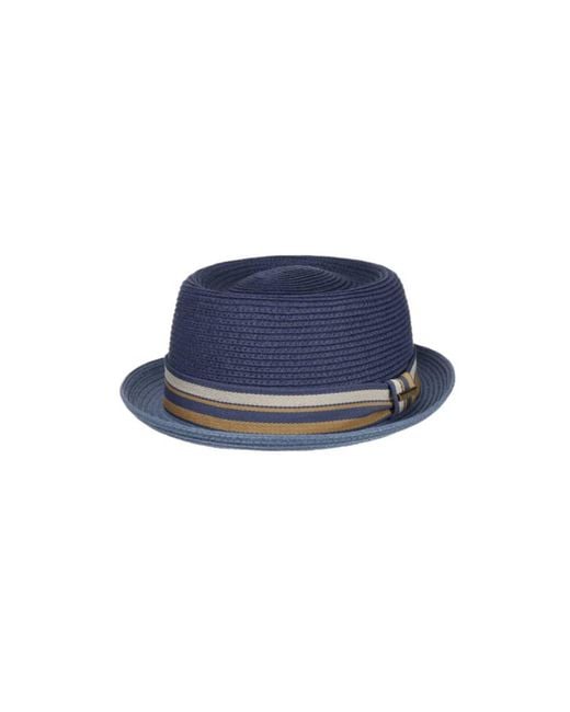 Licano tokyo porc tarte paille chapeau bleu Stetson pour homme en coloris Blue