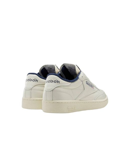 Reebok Scarpe Club C 85 Vintage Uomo Chalk/alabaster/vector Navy in Blue  for Men | Lyst