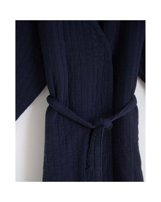 Beaumont Organic SPRING Adeline Organic Cotton Dressing Gown in Blue | Lyst