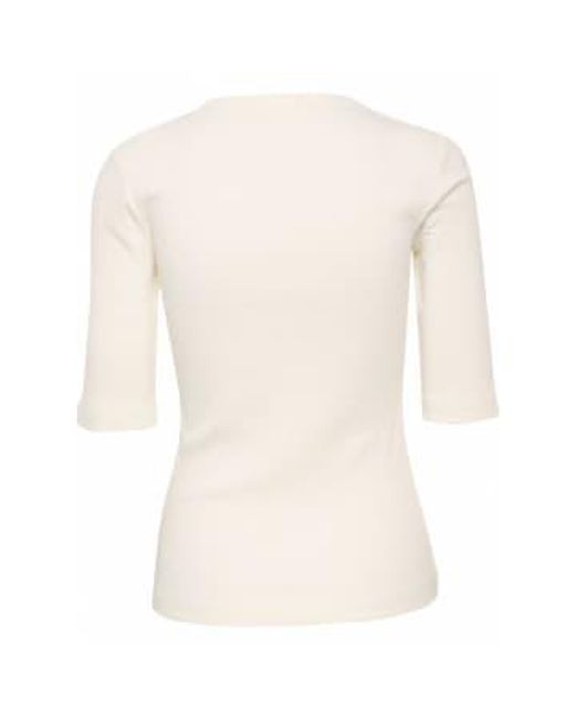 Camiseta pukiw whisper blanco Inwear de color Natural