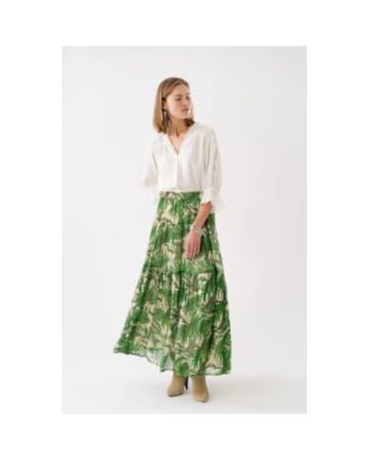 Lolly's Laundry Green Sunsetll Maxi Skirt S
