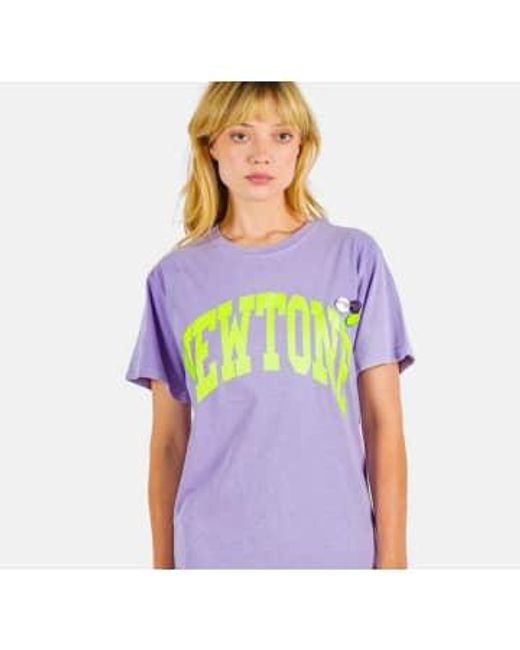 NEWTONE Purple Trucker Tone T Shirt Lilac 2