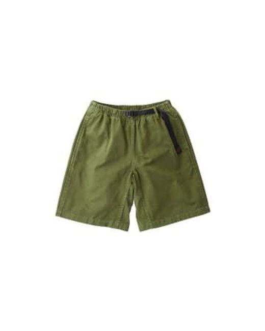 Gramicci Green G-shorts for men