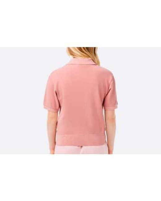 Collar shirt Lacoste de color Pink