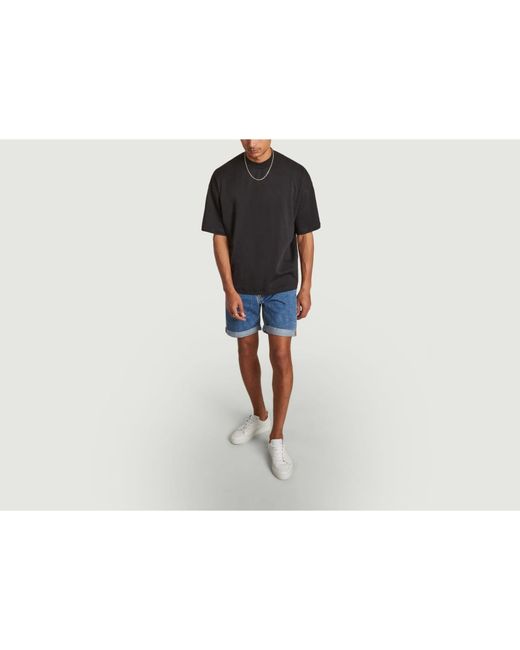 Nudie Jeans Denim Josh Shorts in Blue 