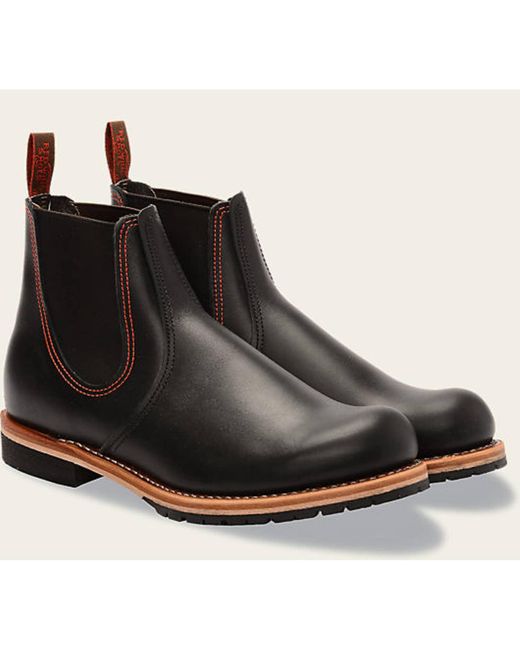 Red Wing 2918 Chelsea Rancher Black Boots for men