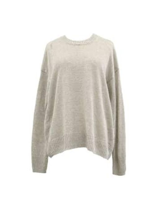 C.t. Plage Gray Sweater Ct24132 Beige 38 /