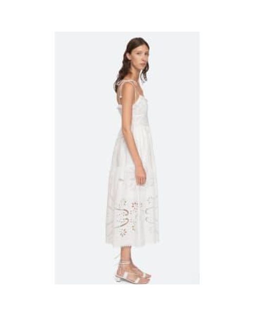 Sea White Liat Sleeveless Dress 4 /