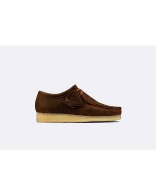 Clarks Brown Wallabee Beeswax 43 / for men