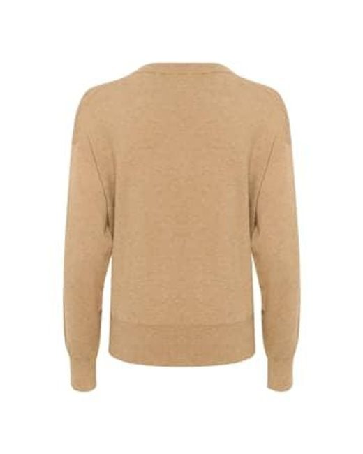 Soaked In Luxury Natural Slspina Crew Neck