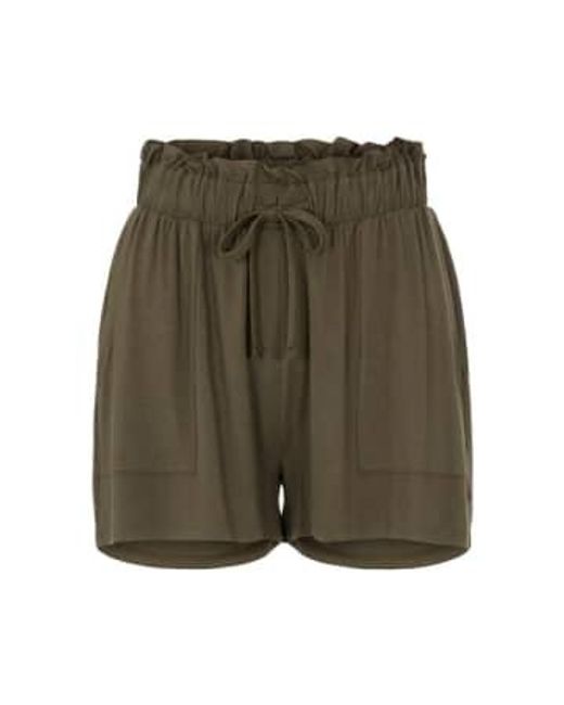 Pantalones cortos neora khaki Pieces de color Green