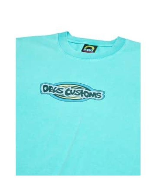 Deus Ex Machina Blue Jam Short-sleeved T-shirt for men