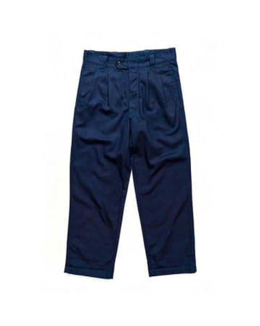 Pantalon décorateurs Yarmouth Oilskins pour homme en coloris Blue