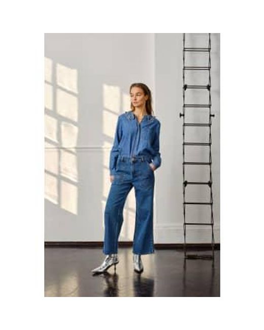Voyager Vintage Elodie Womens Jeans seventy + mochi en coloris Blue