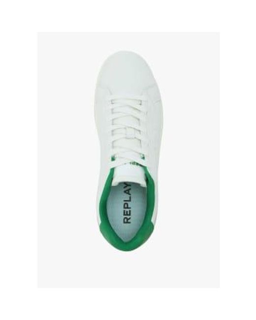 Replay White S Gmz4s Trainer Sporty for men