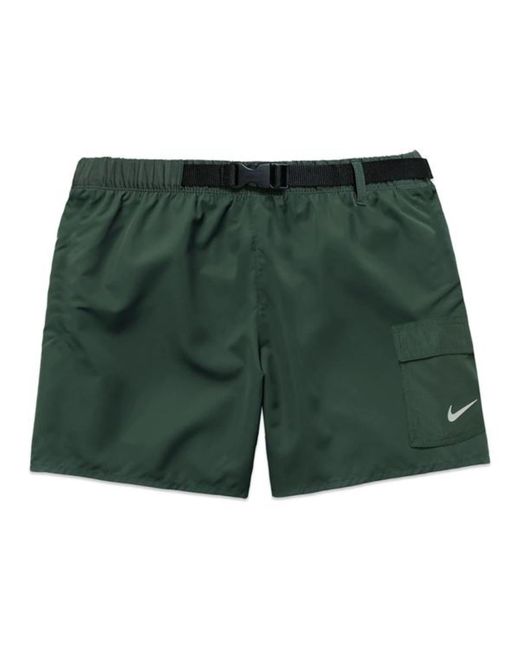 Nike Synthetic Belted Packable Swim Shorts Galactic Jade in Green for ...