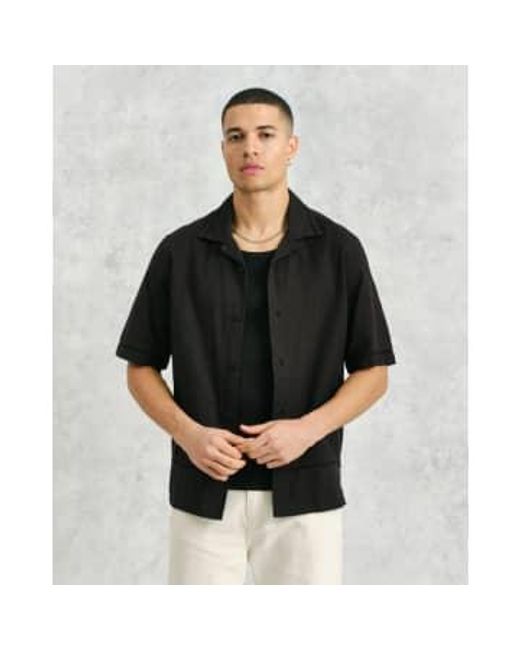 Newton pintuck shirt Wax London pour homme en coloris Black
