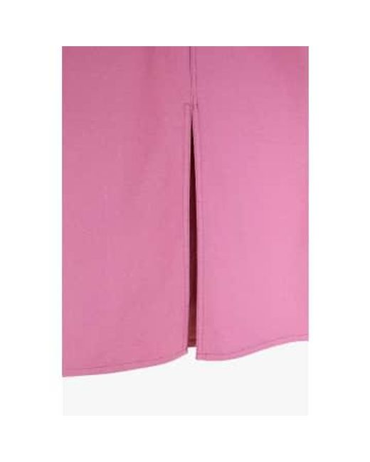 CKS Pink Long Purple Skipper Midi Skirt