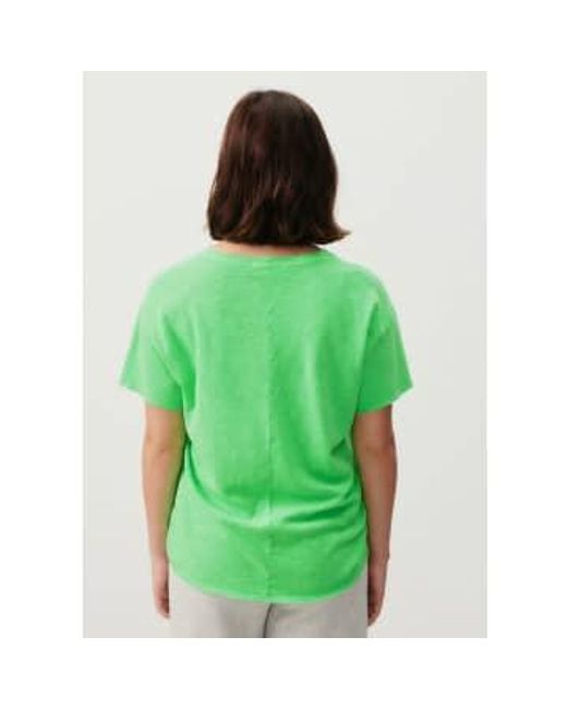 American Vintage Green Sonoma Round Neck T -Shirt