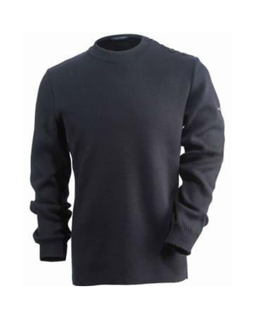 Saint James Blue Marinier Sweater 1 U Wool for men