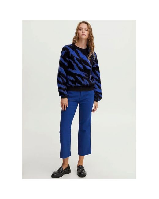 Pulz Jeans Blue Pzasta Pullover | Lyst