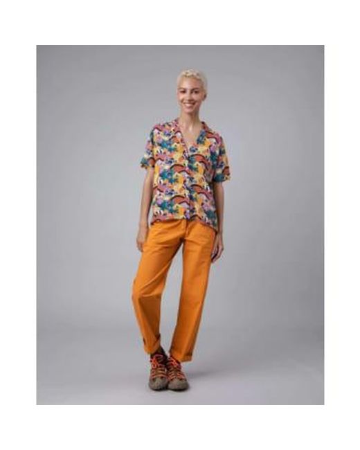 Brava Fabrics Multicolor Aloha Shirt Yeye Weller Sunshine