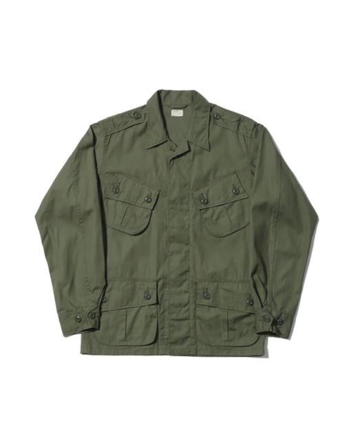 Buzz Rickson's Green Tropical Combat Coat for men