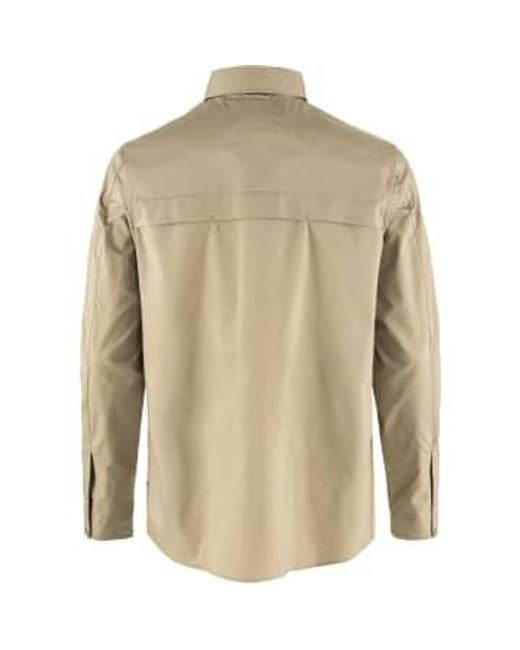 Fjallraven Natural Abisko Long-sleeved Trail Shirt for men
