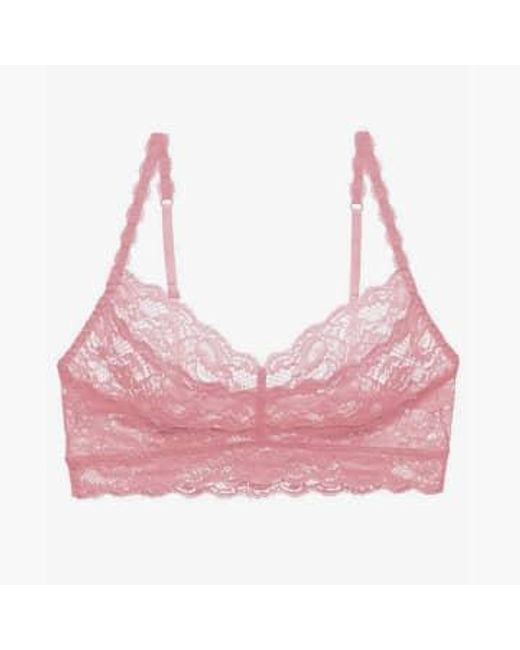 Cosabella Never Say Sweetie Bralette Pink Xl .