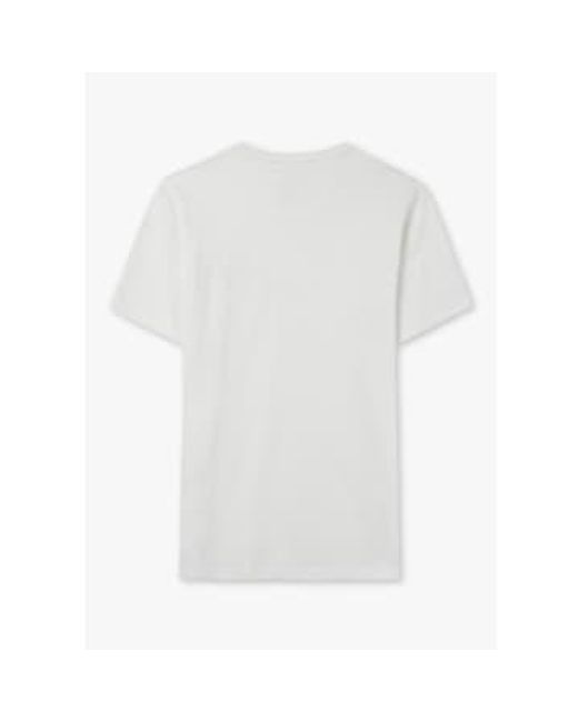 Barbour White Durness Pocket T-shirt for men