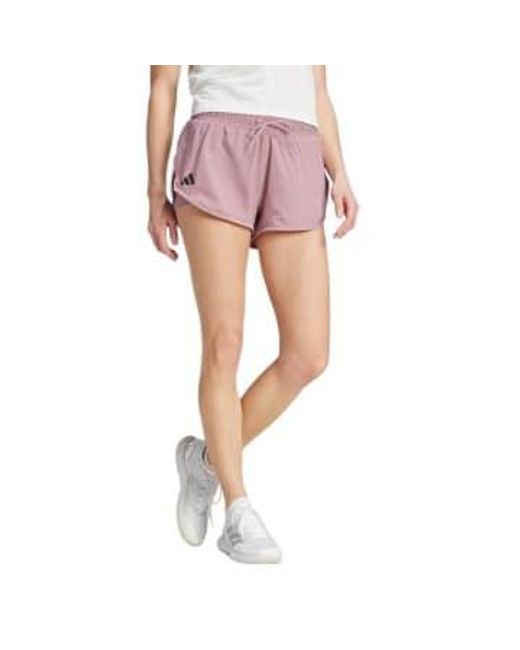 Pantaloncini Club Donna Wonder Orchid di Adidas in Red